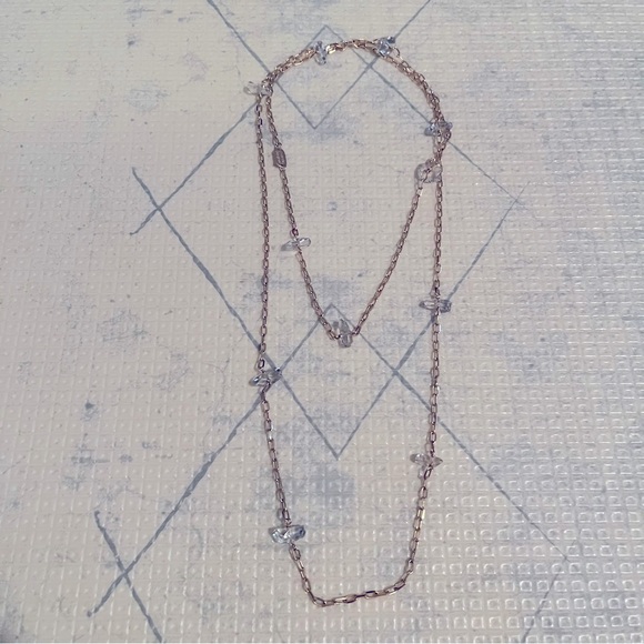 Colette Malouf Swarovski Crystal Chain Necklace - Picture 2 of 5